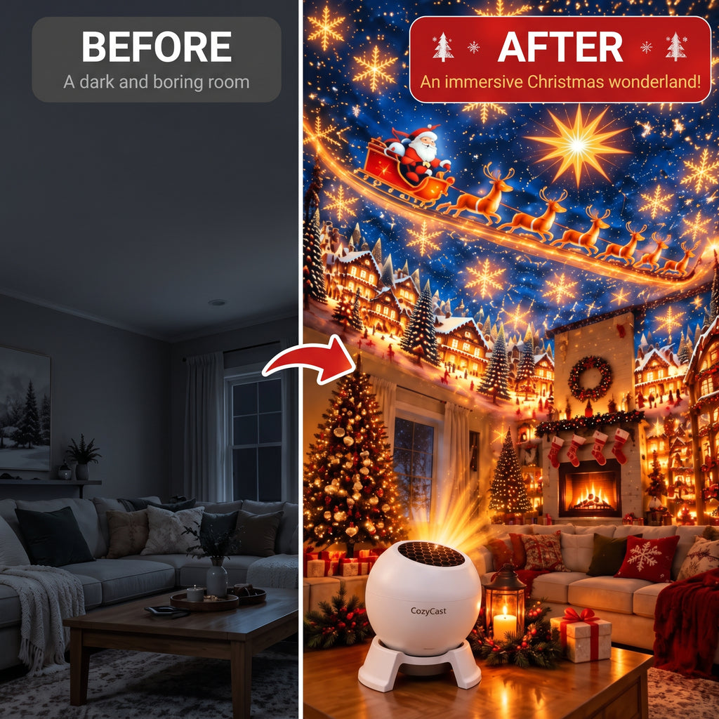 CozyCast™ Christmas Wonderland Projector